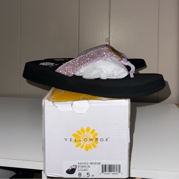 Yellow Box Lilac Glitter Sandals - Picture 1 of 2